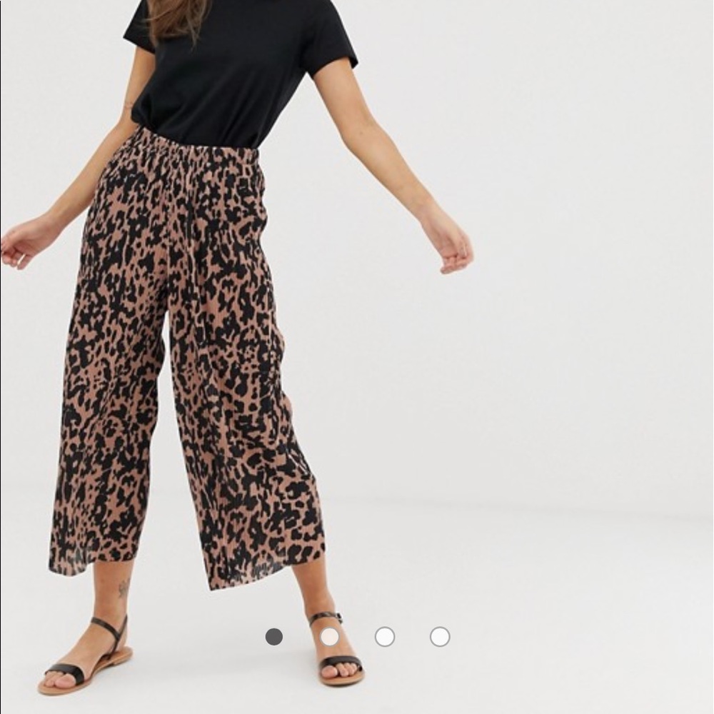 Asos flowy cheetah pants